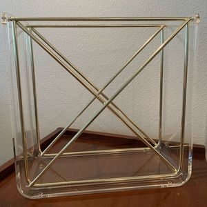 CB2 Acrylic Wine Rack